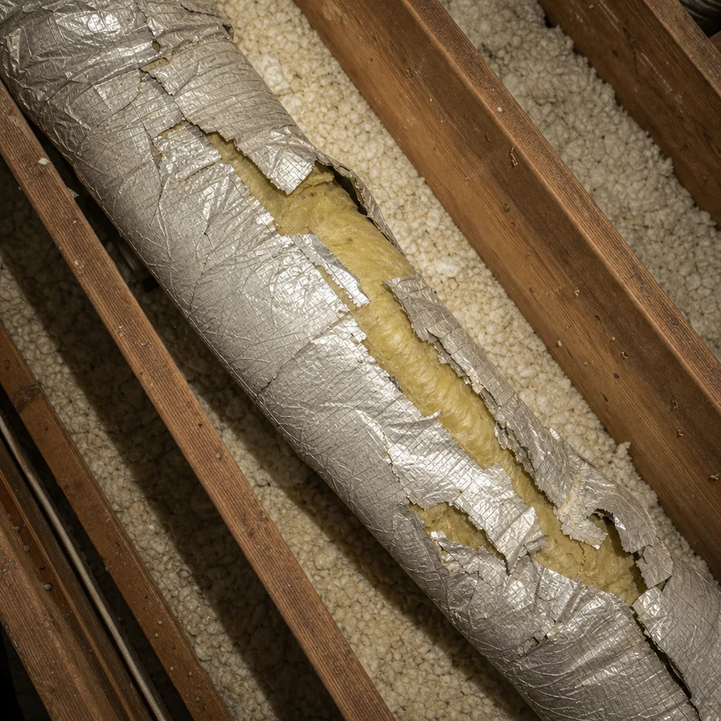 Illustration for duct repair sealing in Encino