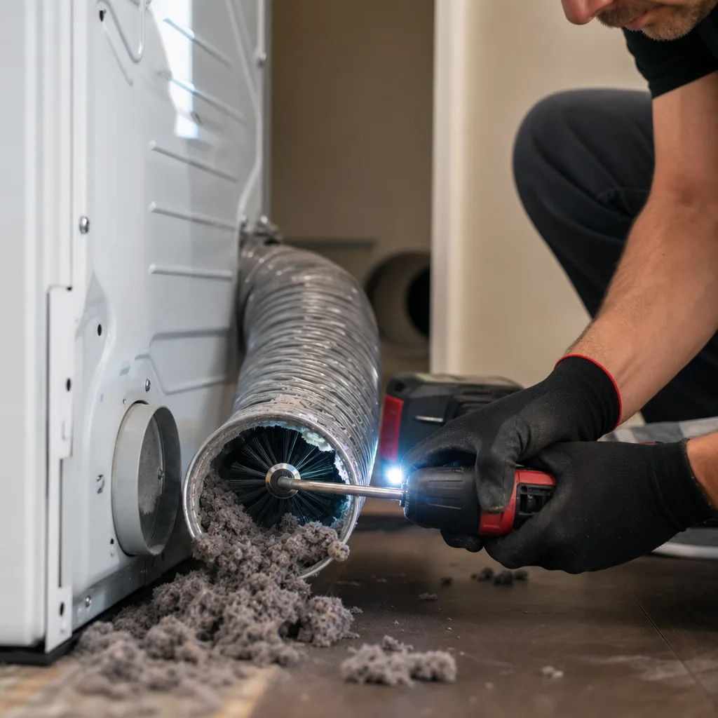 Illustration for dryer vent cleaning cost woodland hills