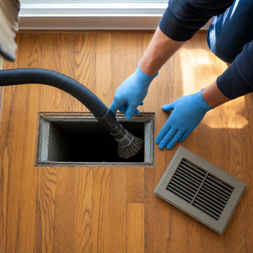 Illustration for is air duct cleaning worth it woodland hills